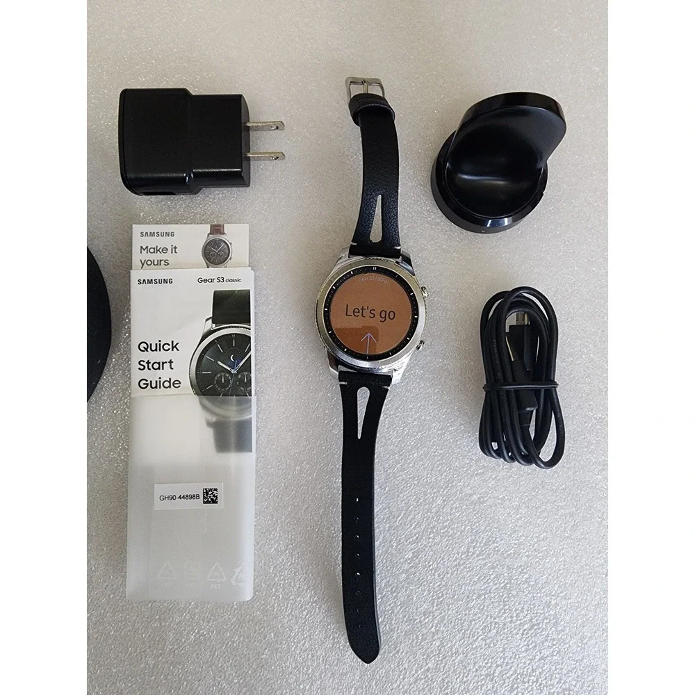 Samsung Gear S3 Classic Smartwatch Bluetooth GPS WiFi Heart RateMonitor PreOwned